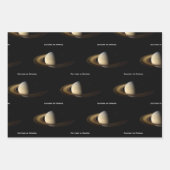 Saturn at Spring Equinox, Cassini-Huygens Inpakpapier Vel (Voorkant 3)
