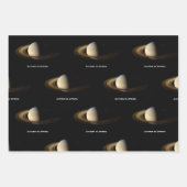 Saturn at Spring Equinox, Cassini-Huygens Inpakpapier Vel (Voorkant)