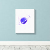 saturn canvas afdruk (Insitu (Houten vloer))