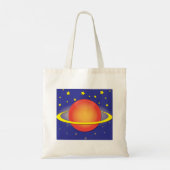 Saturn Canvas tas (Achterkant)