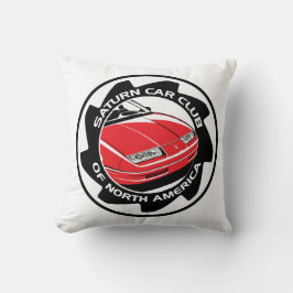 Saturn Car Club 16 inch Square Pillow Kussen