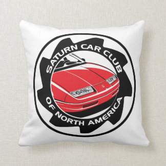 Saturn Car Club 16 inch Square Pillow Kussen