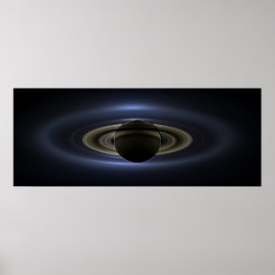 Saturn Eclipse 3 Poster
