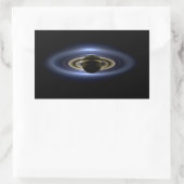 Saturn Eclipsed the Sun van Cassini Orbiter Rechthoekige Sticker (Tas)