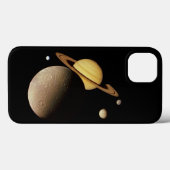 Saturn en Hare Moons Case-Mate iPhone Case (Achterkant (horizontaal))