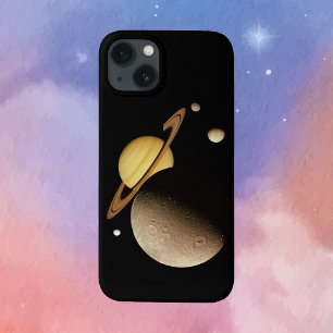 Saturn en Hare Moons iPhone 13 Hoesje