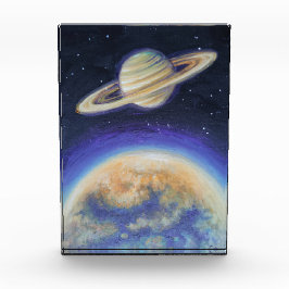 Saturn en Titan Fotoblokken