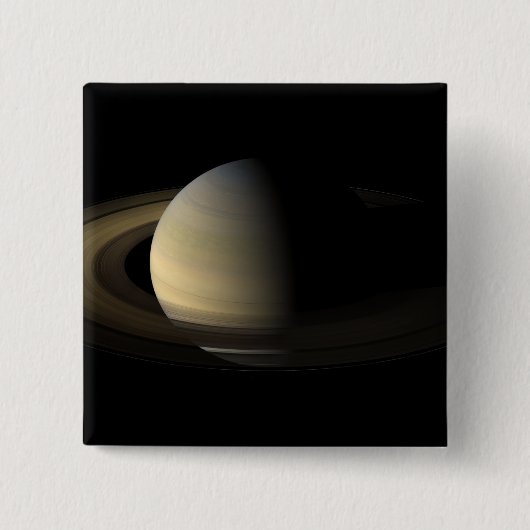 Saturn Equinox Vierkante Button 5,1 Cm (Voorkant)
