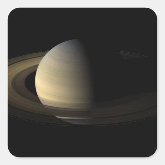 Saturn Equinox Vierkante Sticker (Voorkant)