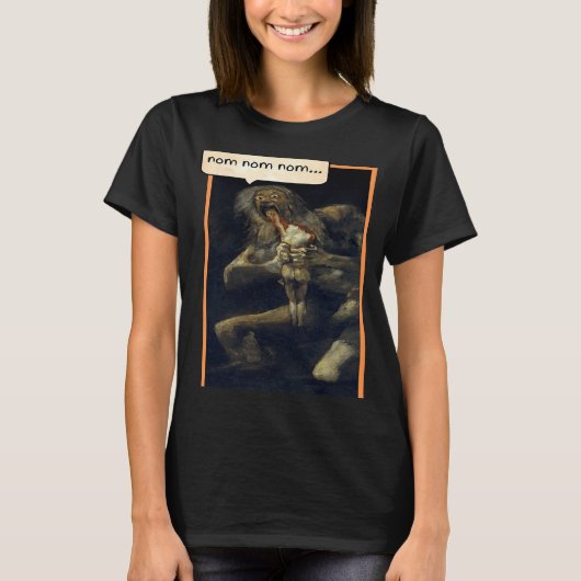Saturn is echt blij met zijn zoon t-shirt (Voorkant)