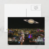 Saturn & Las Vegas Strip Briefkaarten (Voorkant / Achterkant)