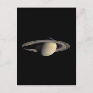 Saturn Planet beautiful rings NASA Briefkaart