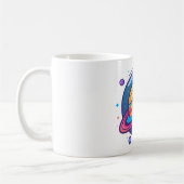 Saturn Planet Coffee Mug – Cosmic Design for Space (Gauche)
