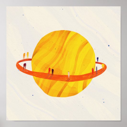 Saturn Poster (Voorkant)