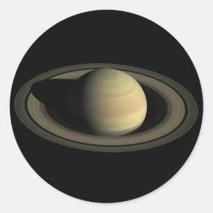 Saturn Ronde Sticker