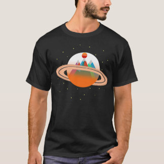 Saturn Sun Mountains T-shirt