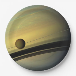 Saturn Tableware from the Celestial Collection Papieren Bordje