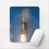  Saturn V Apollo 11 Lancering Muismat (Met muis)