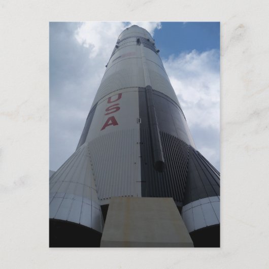 Saturn V Briefkaart (Voorkant)