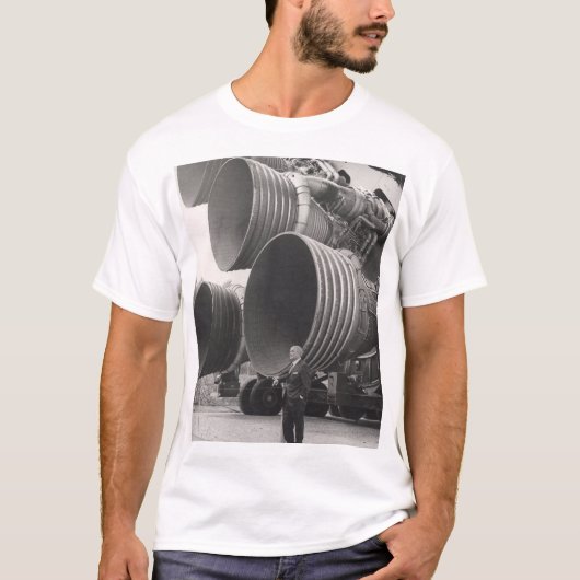 Saturn V en Von Braun T-shirt (Voorkant)