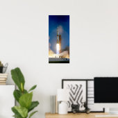 Saturn V Launch Moon Mission Poster (Thuiskantoor)