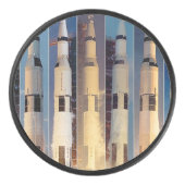 Saturn V Moon Rocket Launches Hockey Puck (Voorkant)