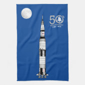 Saturn V-raket, Apollo 11 Moon Landing en Moon: Theedoek (Verticaal)