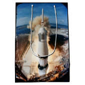 Saturn V Rocket 1969 Apollo Spacecraft Medi Medium Cadeauzakje (Achterkant)