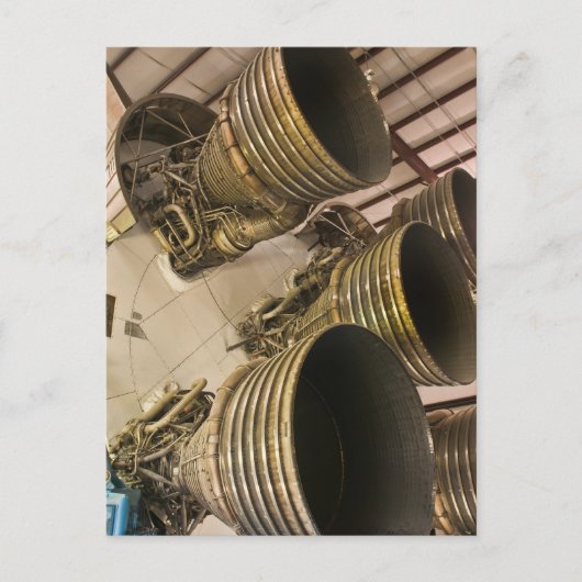 Saturn V Rocket Briefkaart (Voorkant)