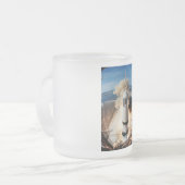 Saturn V Rocket lanceert 1969 Apollo Spacecraft Fr Matglas Koffiemok (Voorkant links)