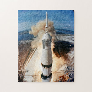 Saturn V Rocket start 1969 Apollo Spacecraft Legpuzzel