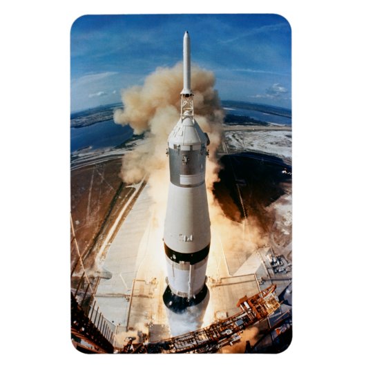 Saturn V Rocket start 1969 Apollo Spacecraft Magneet (Verticaal)