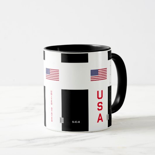 Saturn V S-1C Mug (Devant droit)