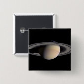 Saturn Vierkante Button 5,1 Cm (Voorkant /achterkant)