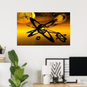 saturnachtig poster (Thuiskantoor)