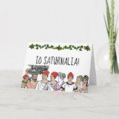 Saturnalia Holiday Kaart (Voorkant)