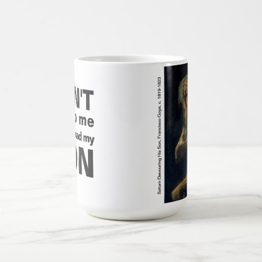 Saturne Dévorant sa tasse de fils (Centre)