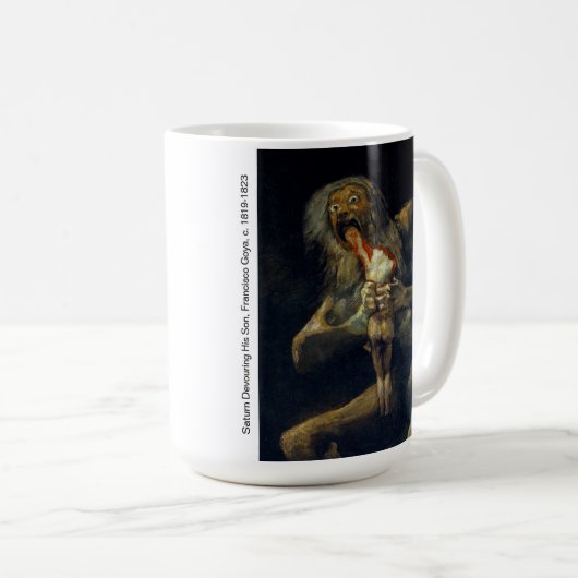 Saturne Dévorant sa tasse de fils (Devant droit)