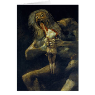 Saturne dévorer son fils par Francisco de Goya
