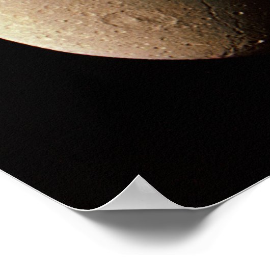 Saturne et son affiche des lunes (Coin)