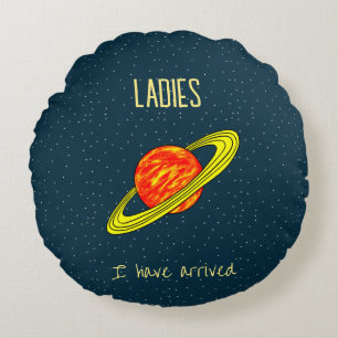 Saturne planète Coussin rond