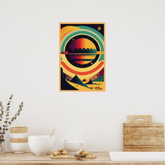 Saturne, poster Espace (Cuisine)