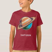 Saturne / Saturne - Planète classique Tee T-shirt (Devant)