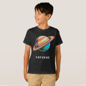 Saturne / Saturne - Planète classique Tee T-shirt (Devant entier)