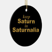 Saturnus in Saturnus Keramisch Ornament (Rechts)