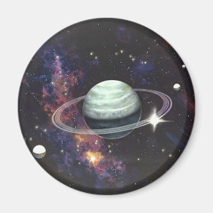 Saturnus met ringen magneet