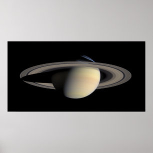 Saturnus mozaïek van Cassini. Poster