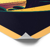 Saturnus, poster ruimte (Hoek)