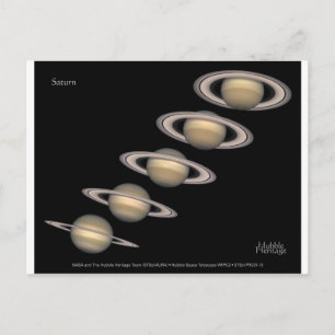 Saturnus Rings kantelen 1996-2000 Astronomie Gifts Briefkaart