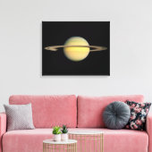 Saturnus tijdens Equinox Canvas Afdruk (Insitu (Woonkamer))